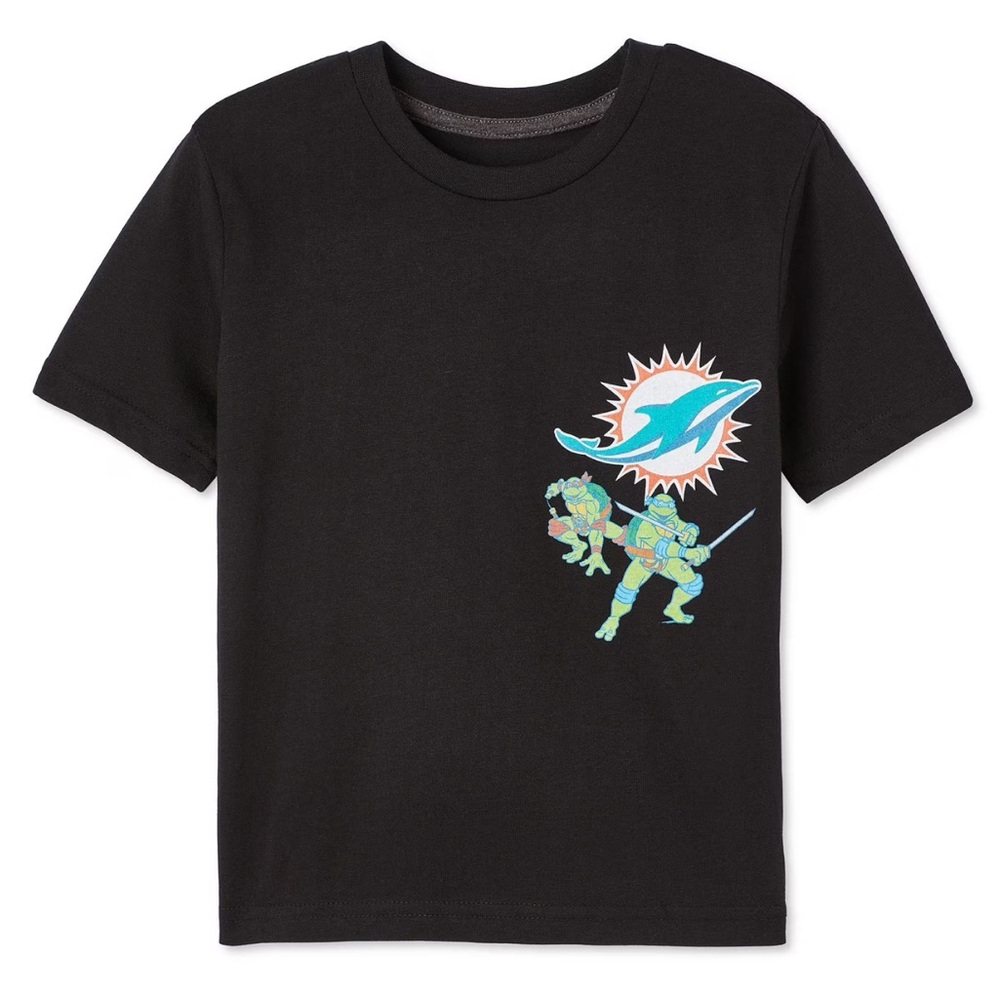 Teenage Mutant Ninja Turtles x NFL Miami Dolphins Tee XS